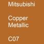 Preview: Mitsubishi, Copper Metallic, C07.